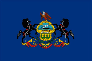 Pennsylvania State 3ft x 5ft Flag