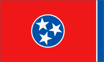 Tennessee State 3ft x 5ft Flag