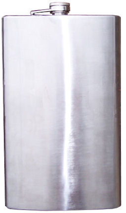  64 oz Hip Flask Brushed