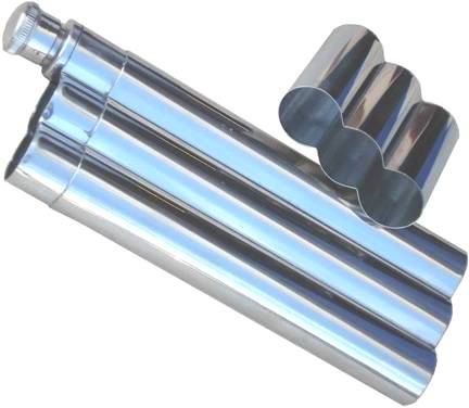 2 Oz Double Cigar (Two Cigars) Flask