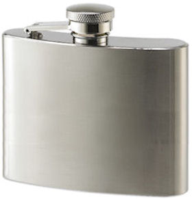 4 oz Hip Flask Brushed