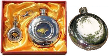 Golf 5 oz + 1 oz Flask