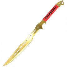 28" Zomb-War Full Tang Stainless Steel Swords Gold Color