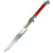 28" Zomb-War Full Tang Stainless Steel Swords Multi Color