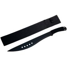 20.5" Black Machete Full Tang with Black Sheath