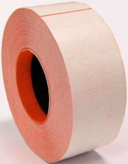 LG2212R Red 1200 Lables Per Roll