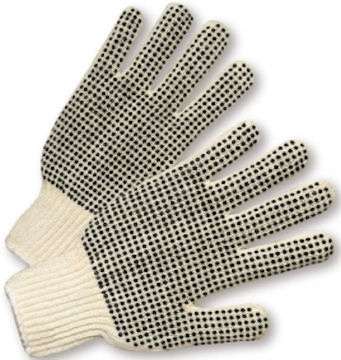 WG6001 Medium Weight Cotton/Polyester Knit Glove With PVC Dots