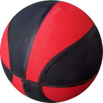 black red basketball