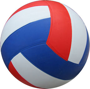 #5 Red Blue White Volleyball